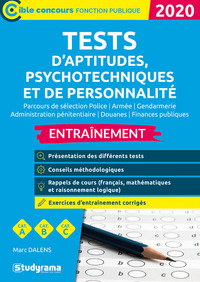 Tests d'aptitudes, psychotechniques et de personnalité entraînement 2020