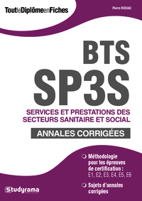 BTS SP3S dervices et prestations des secteurs sanitaire et social