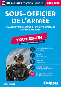 Sous-officier de l’armée – Tout-en-un (Édition 2025-2026)