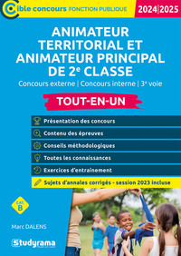CIBLE CONCOURS FONCTION PUBLIQUE - ANIMATEUR TERRITORIAL  ANIMATEUR PRINCIPAL DE 2E CLASSE (CONCOUR