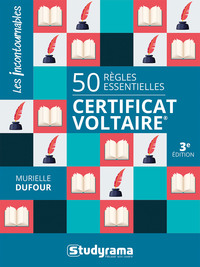 50 règles essentielles – Certificat Voltaire®