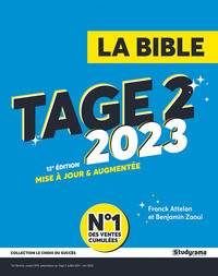 LA BIBLE TAGE 2 2023 - 12E EDITION MISE A JOUR & AUGMENTEE