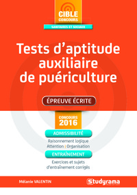 Tests d'aptitude auxiliaire de puériculture