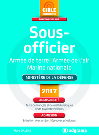 Sous-officier ministère de la défense 2017/2018