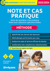 NOTE ET CAS PRATIQUE  METHODE (CATEGORIES A ET B  EDITION 2023) - NOTE DE SYNTHESE  CAS PRATIQUE  NO