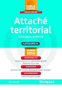 Attaché territorial - concours externe