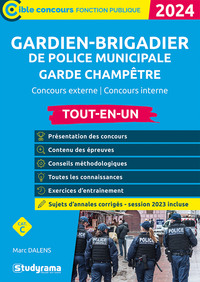 CIBLE CONCOURS FONCTION PUBLIQUE - GARDIEN-BRIGADIER DE POLICE MUNICIPALE GARDE CHAMPETRE - CONCOURS