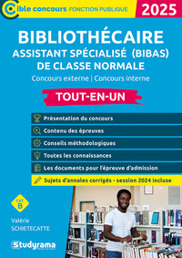 Bibliothécaire assistant spécialisé (BIBAS) de classe normale – Tout-en-un (Catégorie B  – Concours 2025)