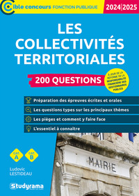 CIBLE CONCOURS FONCTION PUBLIQUE - LES COLLECTIVITES TERRITORIALES  200 QUESTIONS - (CATEGORIES A E