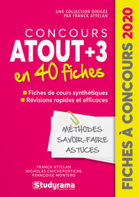 CONCOURS PASSERELLE BACHELOR EN 40 FICHES 2020 - FICHES DE COURS SYNTHETIQUES