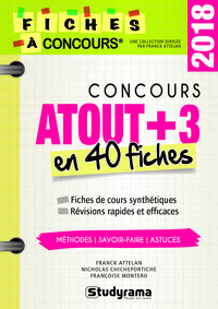 Concours atout+3 en 40 fiches 2018