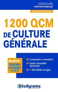 1200 QCM de culture générale