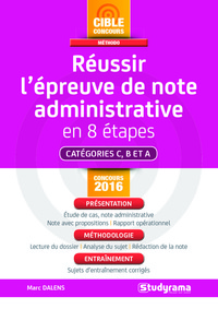 Réussir l'épreuve de note administrative en 8 étapes