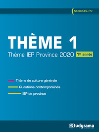 LE SECRET : CONCOURS COMMUN IEP 2020 - THEME DE CULTURE GNERALE