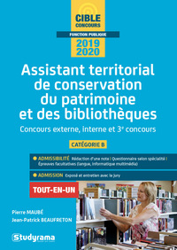 ASSISTANT TERRITORIAL DE CONSERVATION DU PATRIMOINE ET DES BIBLIOTHEQUES - CONCOURS EXTERNE INTERNE