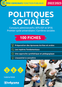 POLITIQUES SOCIALES  100 FICHES - 2022/2023  CATEGORIES A, B, C