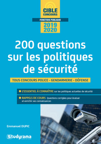 200 QUESTIONS SUR LES POLITIQUES DE SECURITE 2019-2020