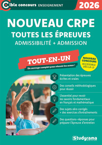 Nouveau CRPE – Toutes les épreuves (admission & admissibilité)