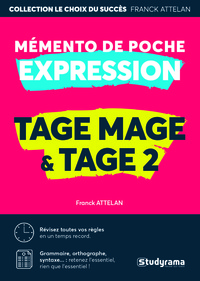 Mémento de poche Expression tage mage et tage 2