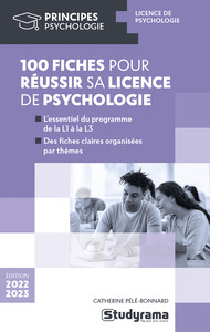 100 FICHES POUR REUSSIR SA LICENCE DE PSYCHOLOGIE