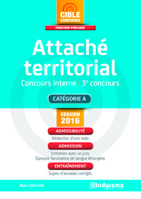 Attache territorial - concours interne et 3e voie