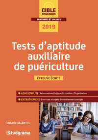 Tests d'aptitude auxiliaire de puériculture 2019