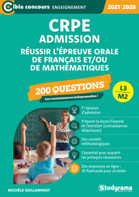CRPE – Admission – 200 questions de préparation à la leçon de français et de mathématiques
