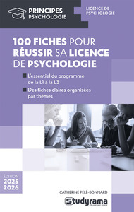 100 fiches pour réussir sa licence de psychologie