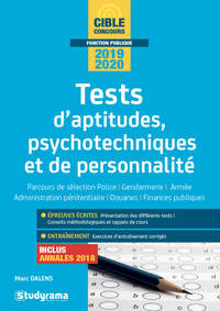 Tests d'aptitudes psychotechniques et de personnalité