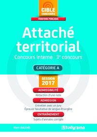 Attaché territorial - Concours interne 3e concours