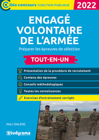 ENGAGE VOLONTAIRE DE L ARMEE  TOUT-EN-UN - PREPARER LES EPREUVES DE SELECTION  AEDITION 2022