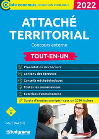 ATTACHE TERRITORIAL  CONCOURS EXTERNE - 2022