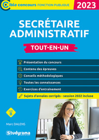 SECRETAIRE ADMINISTRATIF (CATEGORIE B  EDITION 2023)