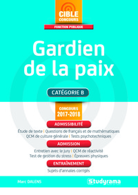 Gardien de la paix concours 2017/2018