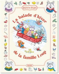 La balade d'hiver de la famille Loup