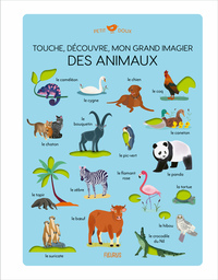 Touche, découvre, mon grand imagier des animaux