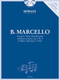 SONATA IN G-DUR OP. 2 NO. 5 FLUTE A BEC +CD