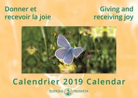 CALENDRIER 2019 : "DONNER ET RECEVOIR LA JOIE"