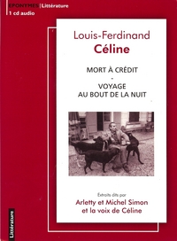 MORT A CREDIT ET VOYAGE AU BOUT DE LA NUIT CELINE