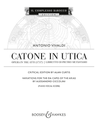 IL COMPLESSO BAROCCO EDITION - CATONE IN UTICA - OPERA IN TRE ATTI. SOLOISTS, CHOIR AND ORCHESTRA. R