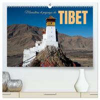Monastères et paysages du Tibet  (Calendrier mural 2027 DIN A2 vertical) calendrier de bureau