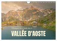 Montagnes, lacs et chalets dans la vallée d'Aoste (Calendrier mural 2027 DIN A4 vertical), CALVENDO calendrier mensuel