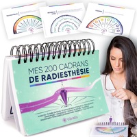 200 PLANCHES DE RADIESTHESIE - LIVRE DE CADRANS POUR PENDULE DIVINATOIRE EN FRANCAIS - FORMAT A5 - L