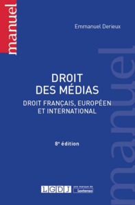 DROIT DES MEDIAS - 8EME EDITION