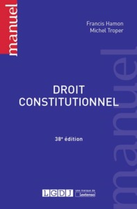 DROIT CONSTITUTIONNEL 38EME EDITION