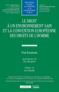 Le droit à un environnement sain et la Convention européenne des droits de l'homme