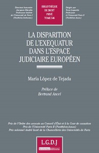 la disparition de l'exequatur dans l'espace judiciaire européen