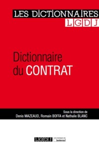 DICTIONNAIRE DU CONTRAT