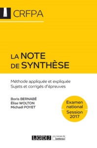 LA NOTE DE SYNTHÈSE 6EME EDITION