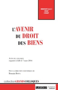 l'avenir du droit des biens